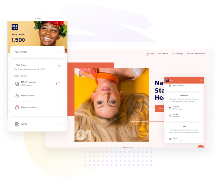 Mobile first loyalty program design that works in browsers on all mobile, tablet, or desktop devices